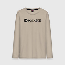 Мужской лонгслив Deadlock white logo