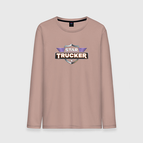 Мужской лонгслив Star Trucker / Пыльно-розовый – фото 1