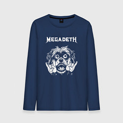 Мужской лонгслив Megadeth rock dog