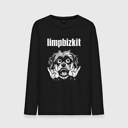 Мужской лонгслив Limp Bizkit rock dog