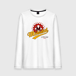 Лонгслив хлопковый мужской Molndal hockey, цвет: белый