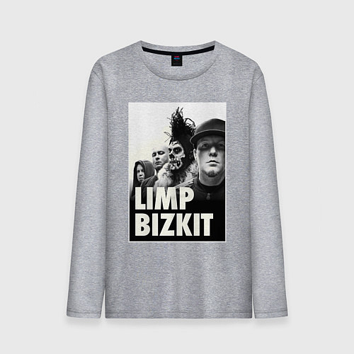 Мужской лонгслив Limp Bizkit all / Меланж – фото 1
