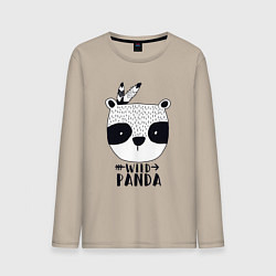 Мужской лонгслив Wild panda