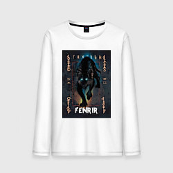 Мужской лонгслив Fenrir black vinyl