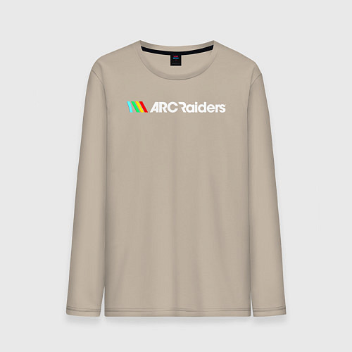 Мужской лонгслив Arc raiders logotype / Миндальный – фото 1