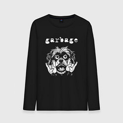 Мужской лонгслив Garbage rock dog