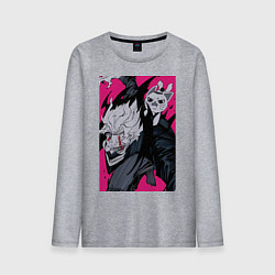 Лонгслив хлопковый мужской Дандадан Кэн Такакура, цвет: меланж