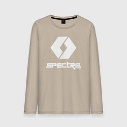 Лонгслив хлопковый мужской Spectre divide logo, цвет: миндальный