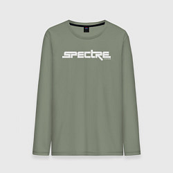 Лонгслив хлопковый мужской Spectre divide logotype, цвет: авокадо