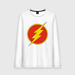 Мужской лонгслив Flash logo