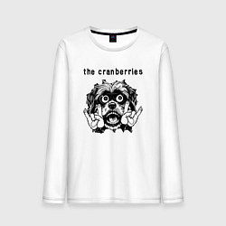 Лонгслив хлопковый мужской The Cranberries - rock dog, цвет: белый