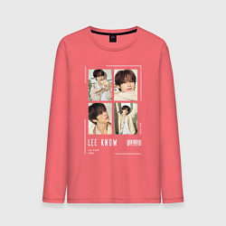 Мужской лонгслив Lee know stray kids cute