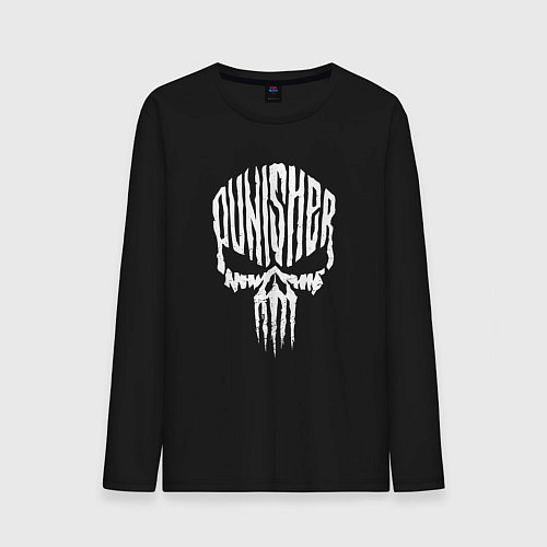 Мужской лонгслив Каратель / Черный – фото 1