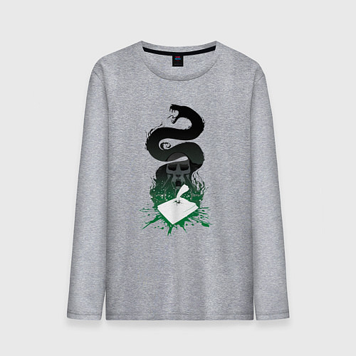 Мужской лонгслив Дневник Тома Реддла - Гарри Поттер / Меланж – фото 1