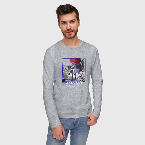 Мужской лонгслив Ахерон / Меланж – фото 3