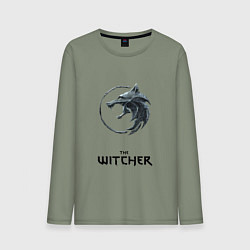 Лонгслив хлопковый мужской The witcher ciri, цвет: авокадо