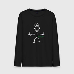 Лонгслив хлопковый мужской Depeche Mode - Exciter merch, цвет: черный