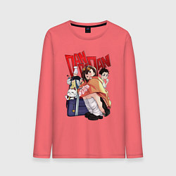 Лонгслив хлопковый мужской Momo Ken Seiko Granny, цвет: коралловый