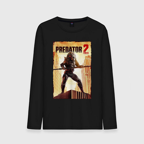 Мужской лонгслив Predator 2 / Черный – фото 1