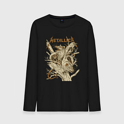 Лонгслив хлопковый мужской Metallica - rats and crows, цвет: черный