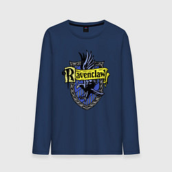 Лонгслив хлопковый мужской Ravenclaw emblem, цвет: тёмно-синий