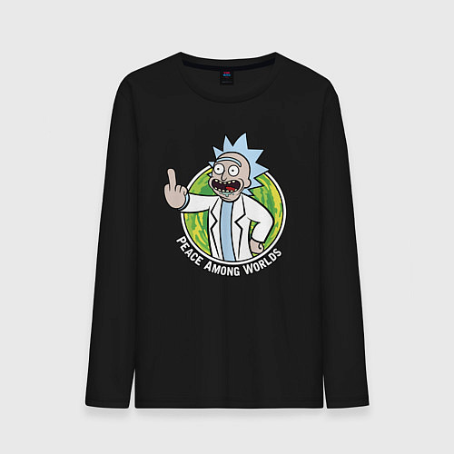 Мужской лонгслив Vault Rick / Черный – фото 1