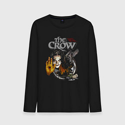 Лонгслив хлопковый мужской The Crow: It cant rain all the time, цвет: черный