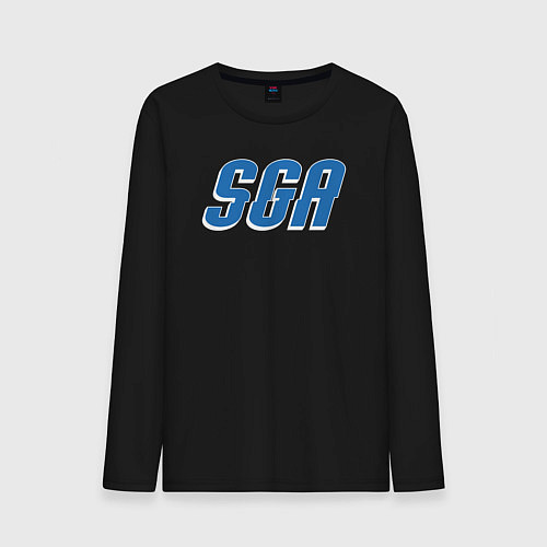 Мужской лонгслив SGA Oklahoma / Черный – фото 1