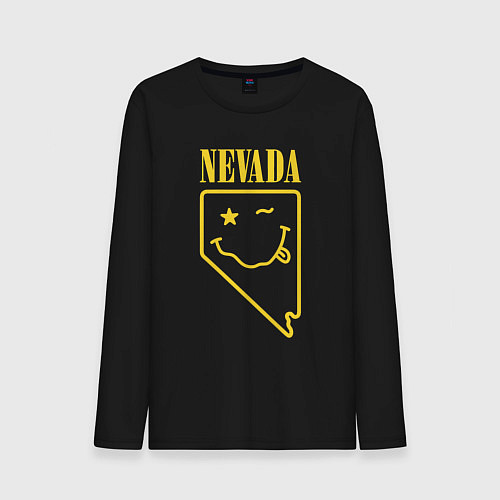 Мужской лонгслив Nevada Nirvana / Черный – фото 1