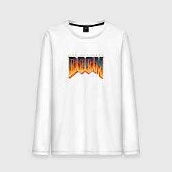 Мужской лонгслив Doom ultimate logo