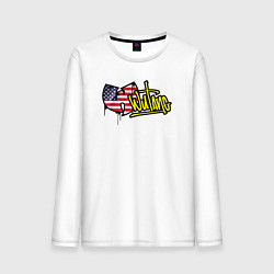 Лонгслив хлопковый мужской USA Wu-Tang, цвет: белый