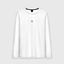 Лонгслив хлопковый мужской Borderlands zane, цвет: белый