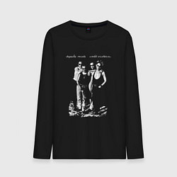 Лонгслив хлопковый мужской Depeche Mode - World Violation Official Merch, цвет: черный
