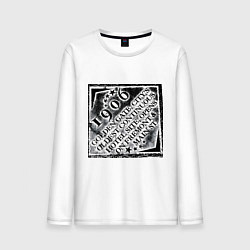 Лонгслив хлопковый мужской Путешествие в Лас-Вегас, цвет: белый