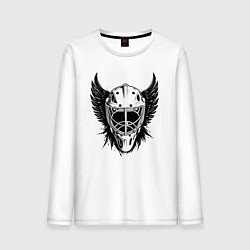 Мужской лонгслив Крылатая хоккейная маска