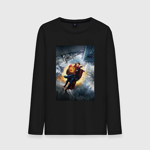 Мужской лонгслив Стрэндж / Черный – фото 1