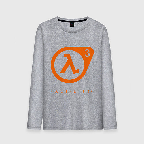 Мужской лонгслив Half-Life 3 / Меланж – фото 1