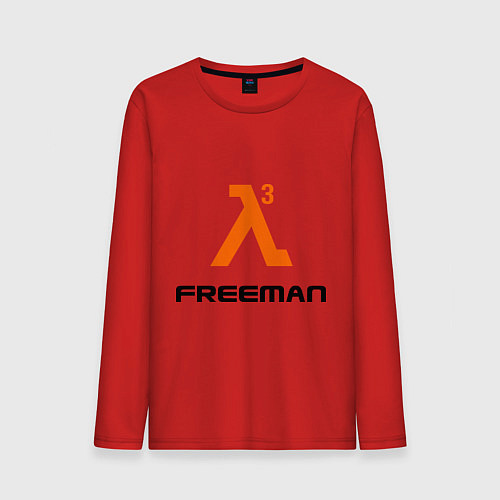 Мужской лонгслив HL3: Freeman / Красный – фото 1