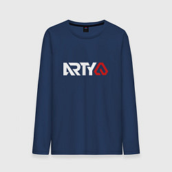 Лонгслив хлопковый мужской Arty, цвет: тёмно-синий