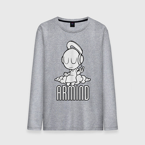 Мужской лонгслив Armind / Меланж – фото 1