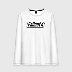 Лонгслив хлопковый мужской Fallout 4, цвет: белый