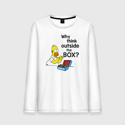 Мужской лонгслив Outside the box