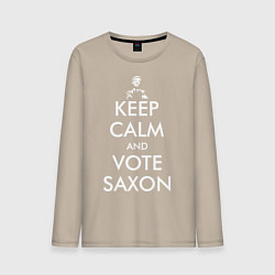 Мужской лонгслив Keep Calm & Vote Saxon