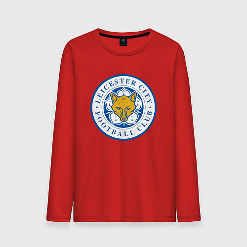 Мужской лонгслив Leicester City FC / Красный – фото 1