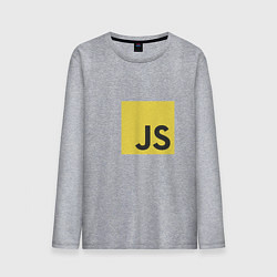 Мужской лонгслив JS return true; (black)