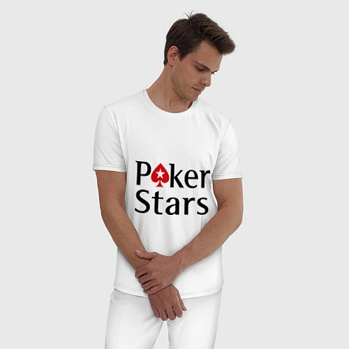 Мужская пижама Poker Stars / Белый – фото 3