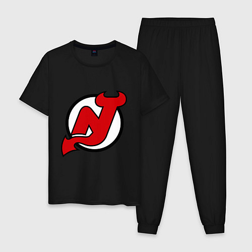 Мужская пижама New Jersey Devils / Черный – фото 1