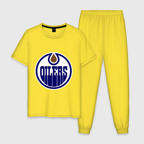 Мужская пижама Edmonton Oilers / Желтый – фото 1