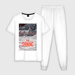 Пижама хлопковая мужская The Shining, цвет: белый