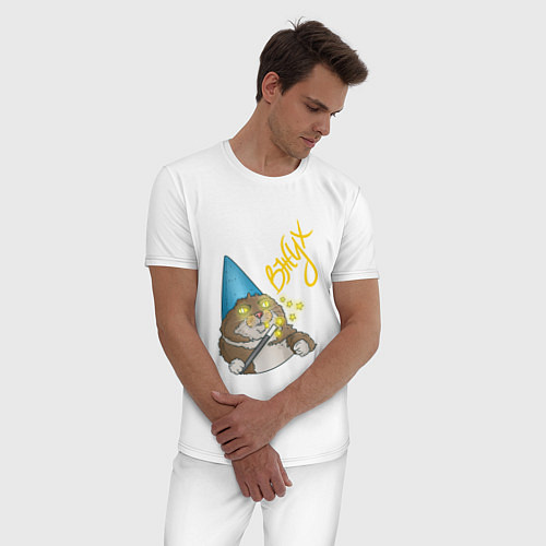 Мужская пижама ВЖУХ / Белый – фото 3